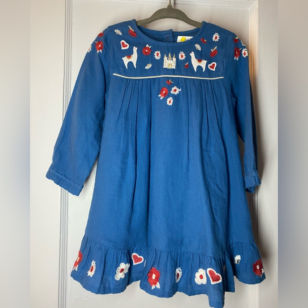 Baby Boden Embroidered Dress